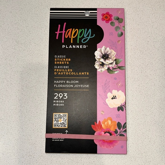 Happy Planner “Happy Blooms” Classic Sticker Book - Picture 1 of 10